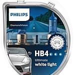Лампа Philips DiamondVision HB4 12V 55W P22d 2 шт. 9006DVS2