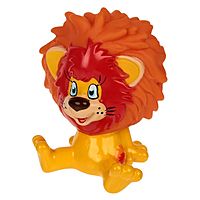 Игрушка резиновая для ванной Львенок LXST04R в сетке
