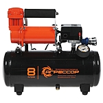 Компрессор автомобильный Агрессор AGR-8LT ресивер