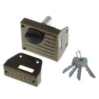 Замок накладной Димитровград "Зенит" ЗН1-2, цвет бронза