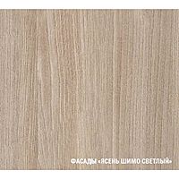 Кухонный гарнитур «Светлана мини», 1000×1570 мм, цвет ясень шимо светлый/венге