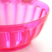 Салатник 24 см "Сладкий лед", 2,5 л, цвет розовый