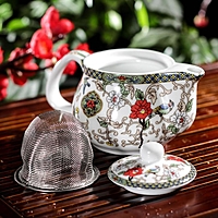 Набор для чайной церемонии 5 предметов "Цветение" (чайник 200 мл, чашка 30 мл)