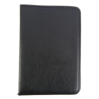 Папка деловая кож.зам 370*270*30 мм Канцбург 6Л32 "Лайт" с мех. кольцом черный