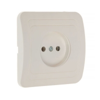 Розетка "Марс", 10 А, одноместная, скрытая, без з/к, белая, SBE-02w-10-S1-N