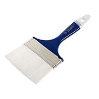 Кисть плоская TUNDRA, искусственная щетина, пластиковая рукоятка, 4", 100 мм