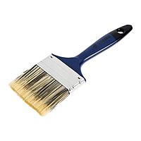 Кисть плоская TUNDRA, искусственная щетина, пластиковая ручка, 3", 75 мм