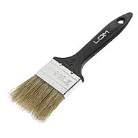 Кисть плоская LOM, натуральная щетина, пластиковая рукоятка, 2", 50 мм