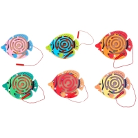 Лабиринт магнитный малый "Рыбка" цвета МИКС