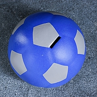 Копилка "Мяч" синяя, микс