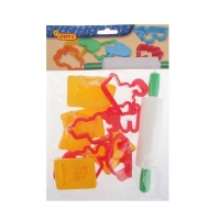 Набор для моделирования детский JOVI 12 формочек и скалка