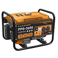 Генератор CARVER PPG - 3600, бенз., 2.5/2.8 кВт, 220 В, бак 15 л, обмотка медь