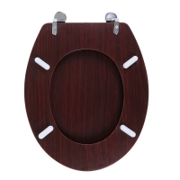 Сиденье для унитаза «Натуральное дерево», 45×35 см, цвет орех