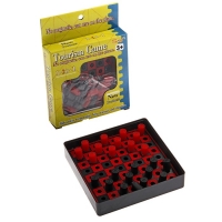 Игра туристическая "Шашки", чёрно-красные