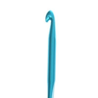 Крючки для вязания металлические, d=2.0-8.0мм, 14,5см, 12шт, цвет МИКС