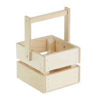 Кашпо флористическое, со складной ручкой,  11х12х9см