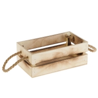 Кашпо флористическое, обожённое, ручка- шнур, 24,5х13,5х9см