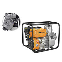 Мотопомпа Carver CGP 6080, 4Т, 5.2 кВт/7 л.с., 210 см3, 1000 л/мин, глубина 7 м
