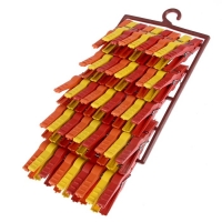 Набор прищепок бельевых 45 шт "Кубаночка" на подвеске