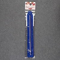 Крючок для вязания металлический, с тефлоновым покрытием, d=3,5мм, 15см