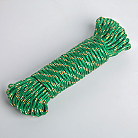Верёвка бельевая d=7 мм, длина 20 м, цвет МИКС