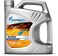 Масло моторное Gazpromneft Super 15W-40 4 л мин.