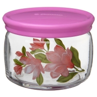 Банка для сыпучих продуктов 500 мл "Магнолия", цвет МИКС