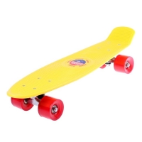 Скейтборд M-550, размер 56x14 см, колеса PVC d= 55х40 мм, цвета МИКС