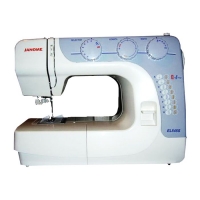 Швейная машина Janome EL545S, 17 опер, обметочная, эластичная, потайная строчка, белый