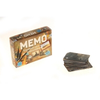 Настольная игра "Мемо. Картины русских художников", 50 карточек + познавательная брошюра