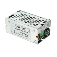 LED источник питания 12V DC, 1A, 12W, IP23, разъём под винт, 110-220V AC