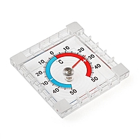 Термометр механический, уличный, квадратный, 8 × 8 см