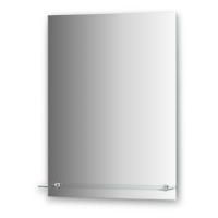 Зеркало с фацетом и полочкой 60 х 80 см, Evoform