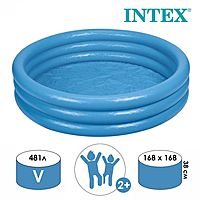 Бассейн надувной Кристалл 168х38см от 2 лет 58446NP INTEX