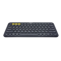 Клавиатура Logitech K380, беспроводная, мембранная, 80 клавиш, bluetooth, темно-серая