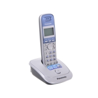 Радиотелефон Dect Panasonic KX-TG2511RUS серебристый/голубой, АОН