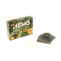 Настольная игра "Мемо. Удивительные животные", 50 карточек + познавательная брошюра