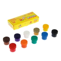 Гуашь 10 цветов по 17 мл "Каляка-Маляка"