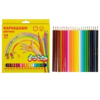 Карандаши 24 цвета "Каляка-Маляка", шестигранные