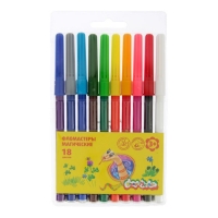 Фломастеры 18 цветов "Каляка-Маляка" 9+1 шт, магические, вентилируемный колпачок