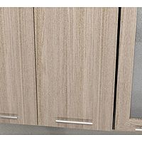 Кухонный гарнитур «Светлана оптима», 1500×1800 мм, цвет ясень шимо светлый/венге