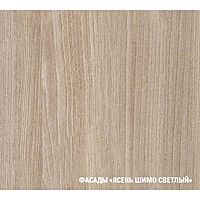 Кухонный гарнитур «Светлана оптима», 1500×1800 мм, цвет ясень шимо светлый/венге