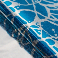 Бумага голографическая "Воображение", цвет синий, 70 х 100 см