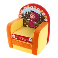 Мягкая игрушка "Кресло-кровать Маша и Медведь"