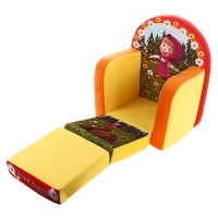 Мягкая игрушка "Кресло-кровать Маша и Медведь"