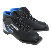 Ботинки лыжные TREK Soul NN 75 ИК (черный, лого синий) (р. 38)