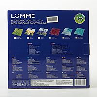 Весы напольные LUMME LU-1329, электронные, до 180 кг, ринуок "красный коралл"