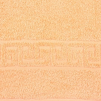 Полотенце махровое однотонное Антей цв персиковый 50*90см 100% хлопок 400 гр/м
