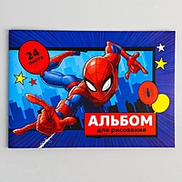 Альбом для рисования А4, 24 л., Spider-man, Человек-паук