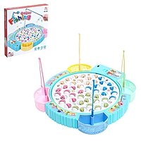 Рыбалка "Большая рыбалка" 45 рыбок, 4 удочки МИКС